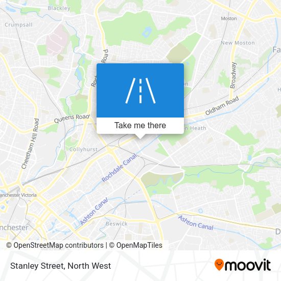 Stanley Street map
