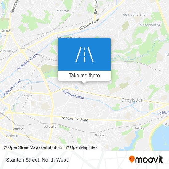 Stanton Street map