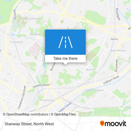 Stanway Street map