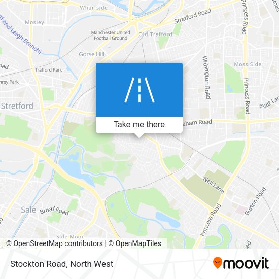 Stockton Road map