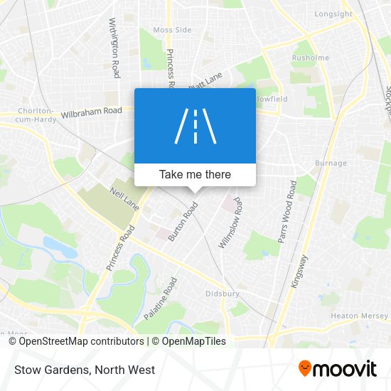 Stow Gardens map