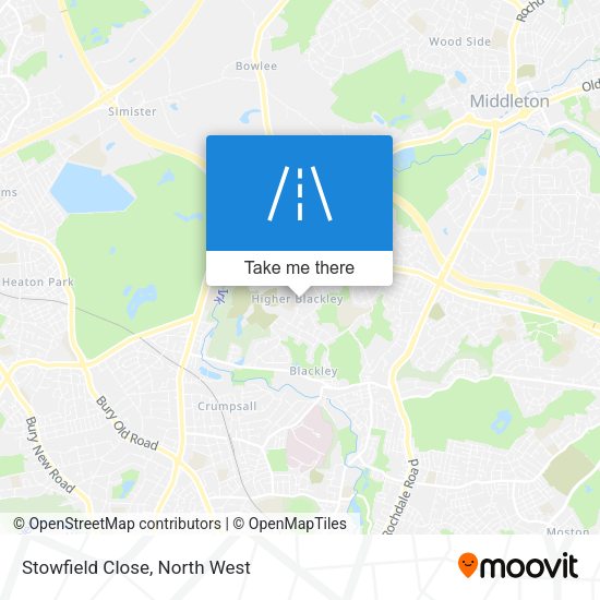 Stowfield Close map