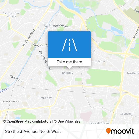 Stratfield Avenue map