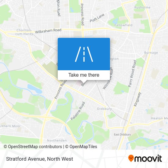 Stratford Avenue map
