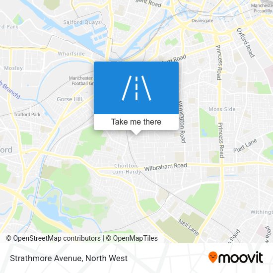 Strathmore Avenue map