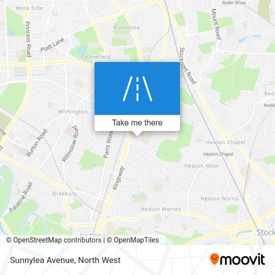 Sunnylea Avenue map