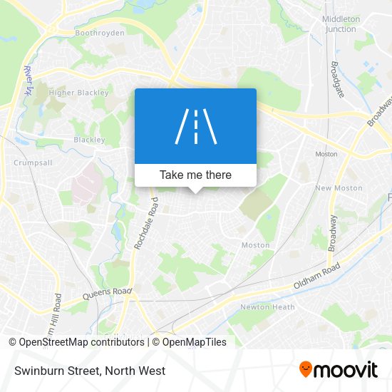 Swinburn Street map