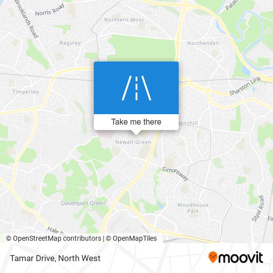 Tamar Drive map