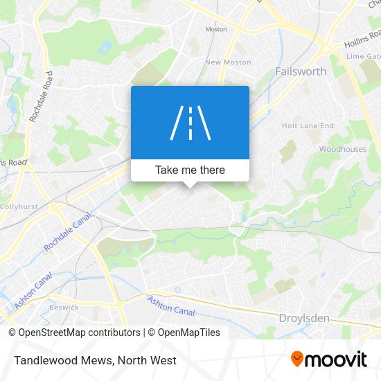 Tandlewood Mews map