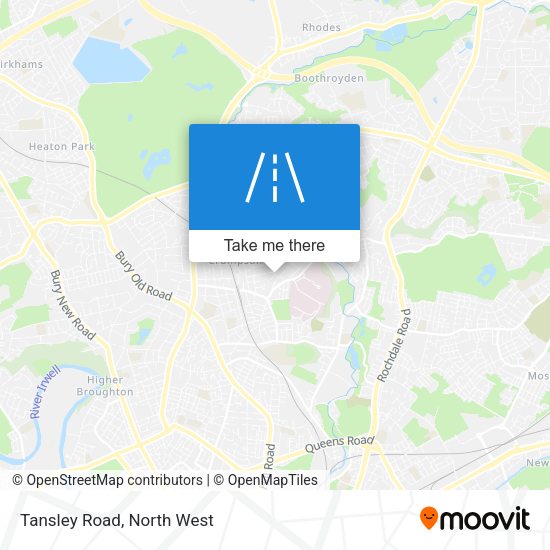 Tansley Road map