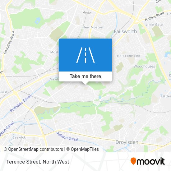 Terence Street map