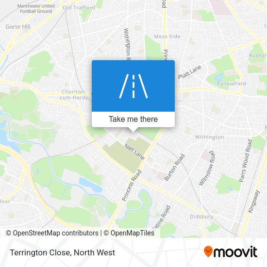 Terrington Close map