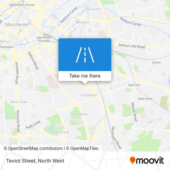 Teviot Street map