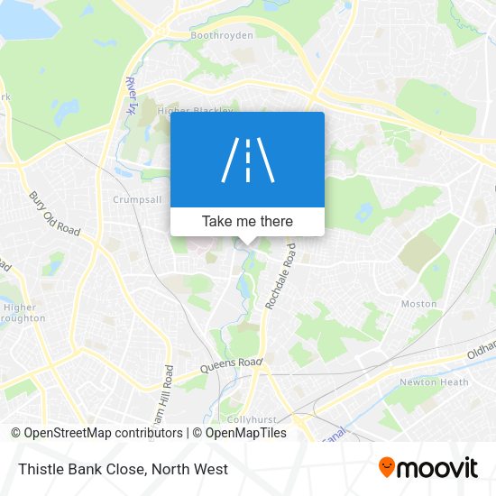 Thistle Bank Close map