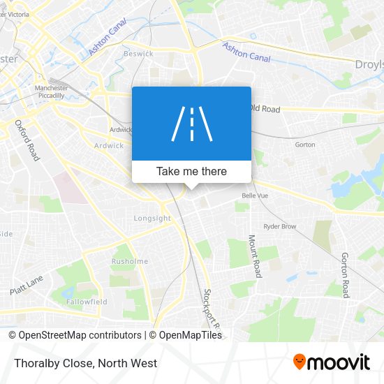 Thoralby Close map