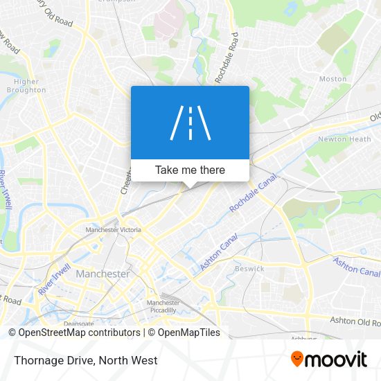 Thornage Drive map
