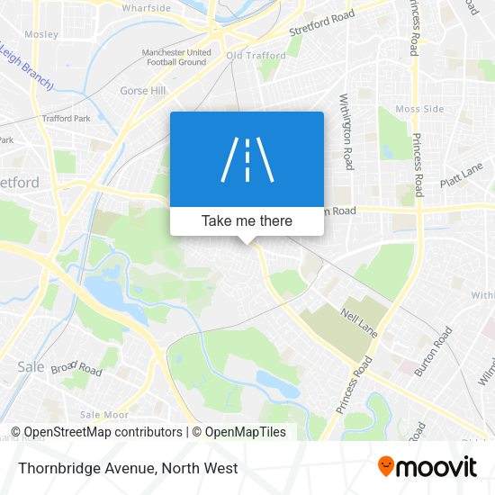 Thornbridge Avenue map