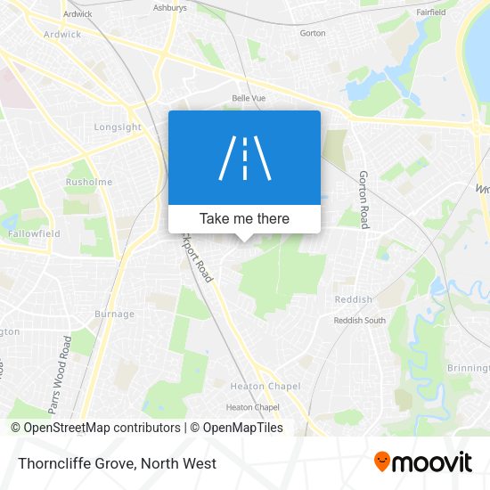 Thorncliffe Grove map