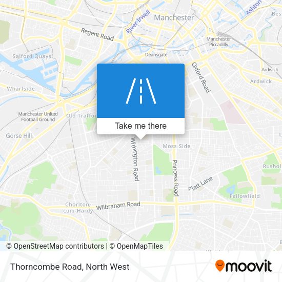 Thorncombe Road map