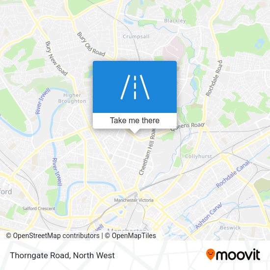 Thorngate Road map