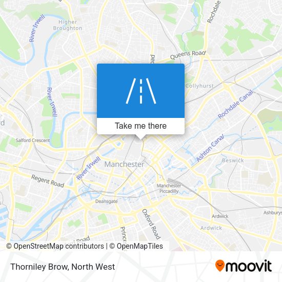 Thorniley Brow map