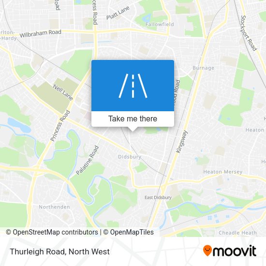 Thurleigh Road map