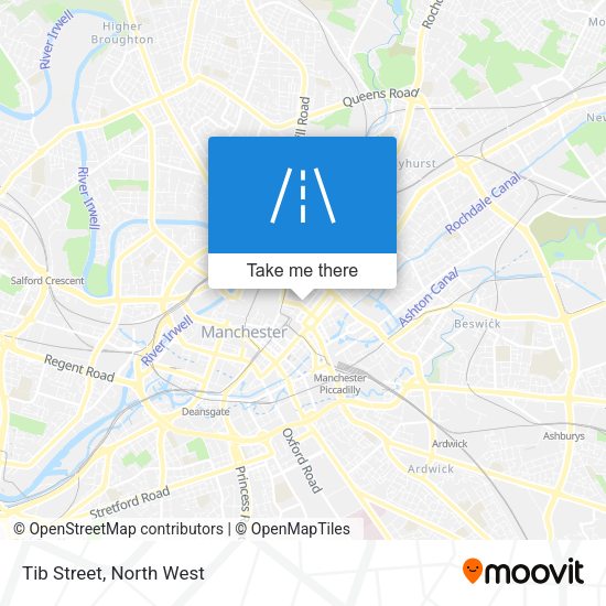 Tib Street map