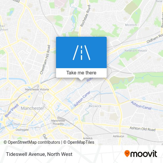 Tideswell Avenue map