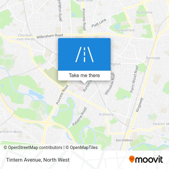 Tintern Avenue map