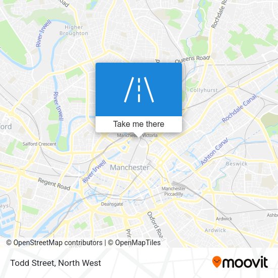 Todd Street map