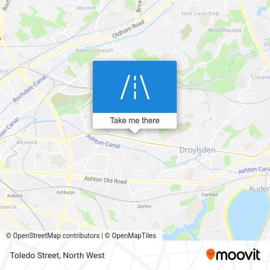 Toledo Street map