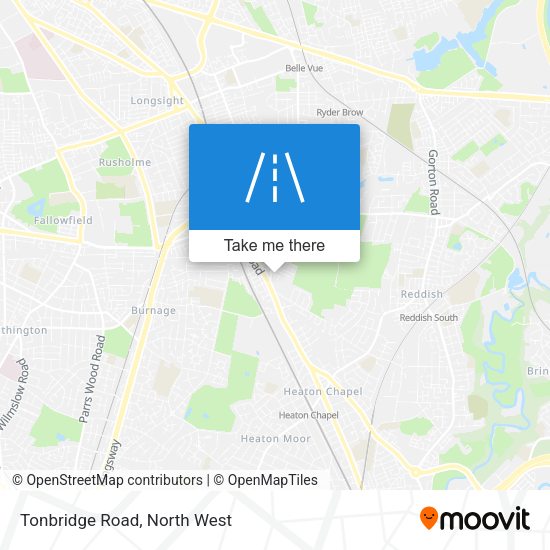 Tonbridge Road map