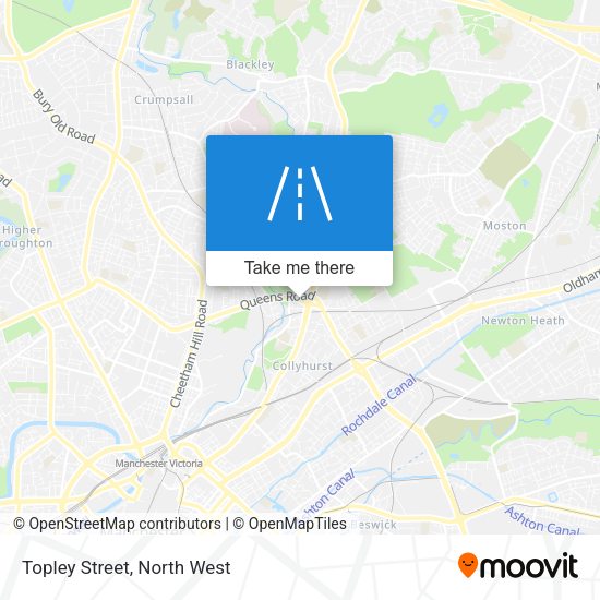 Topley Street map