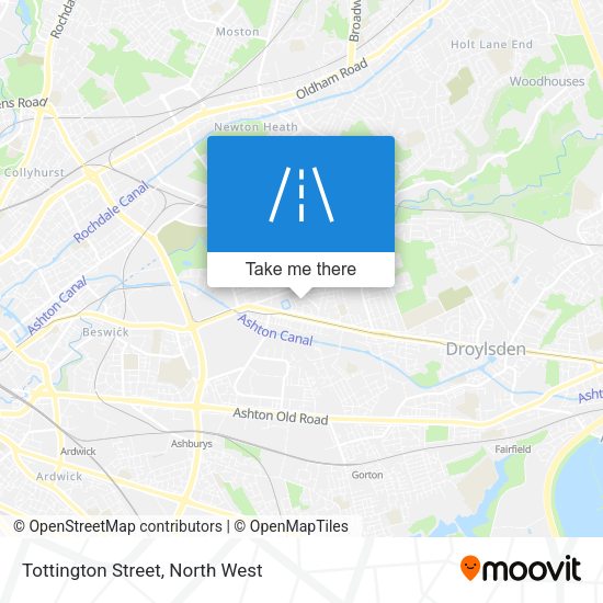 Tottington Street map