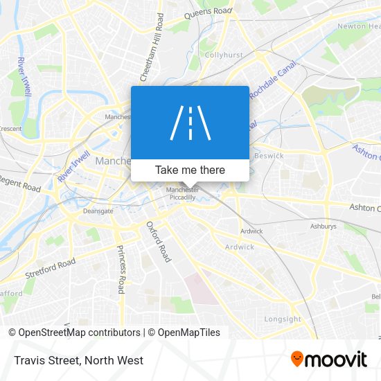 Travis Street map