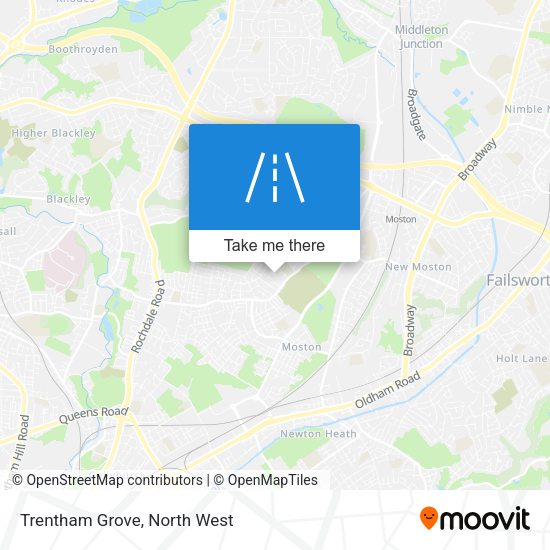 Trentham Grove map