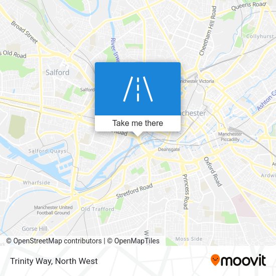 Trinity Way map