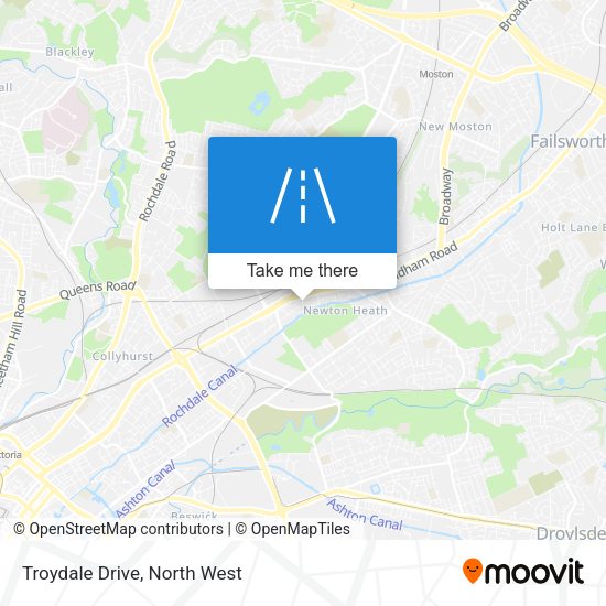 Troydale Drive map