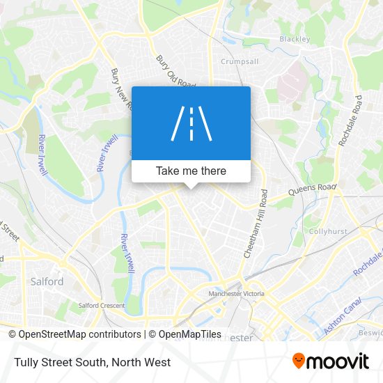 Tully Street South map