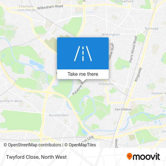 Twyford Close map