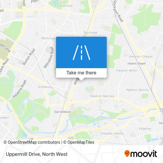 Uppermill Drive map