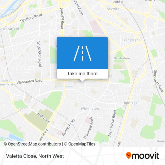 Valetta Close map