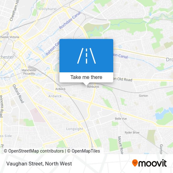 Vaughan Street map