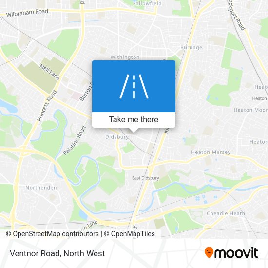 Ventnor Road map
