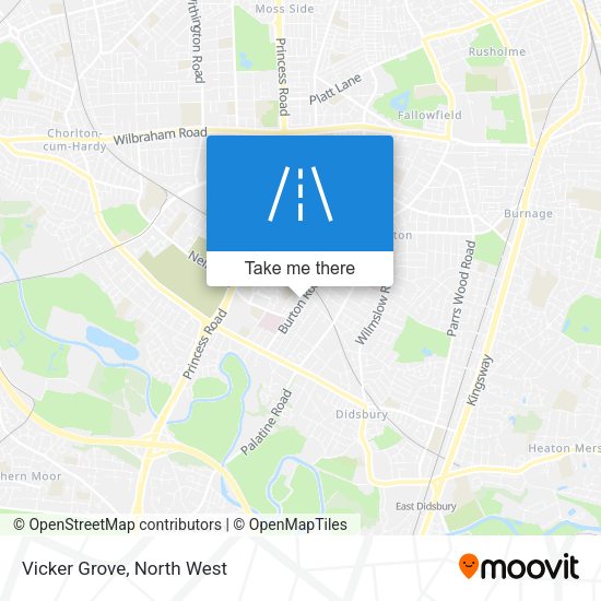 Vicker Grove map