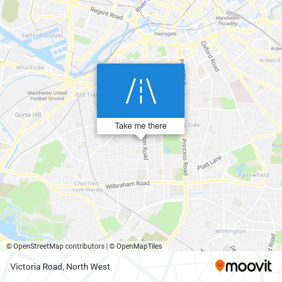 Victoria Road map