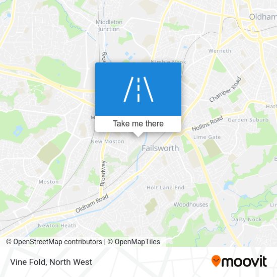 Vine Fold map