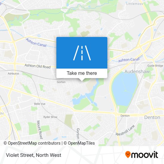 Violet Street map