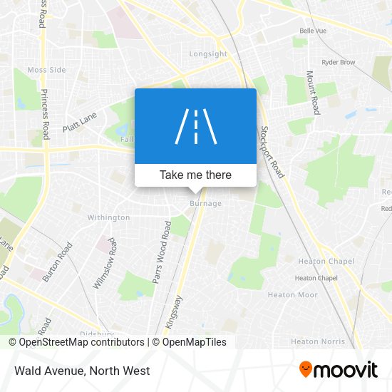Wald Avenue map