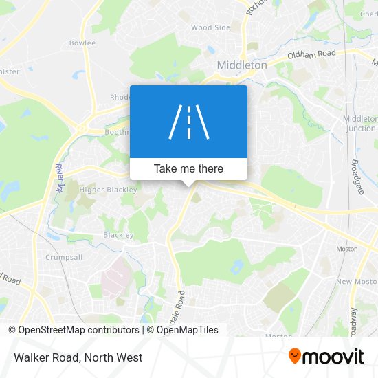 Walker Road map